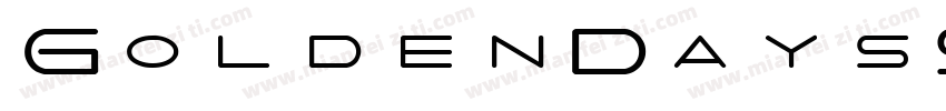 GoldenDaysStrays Ita字体转换